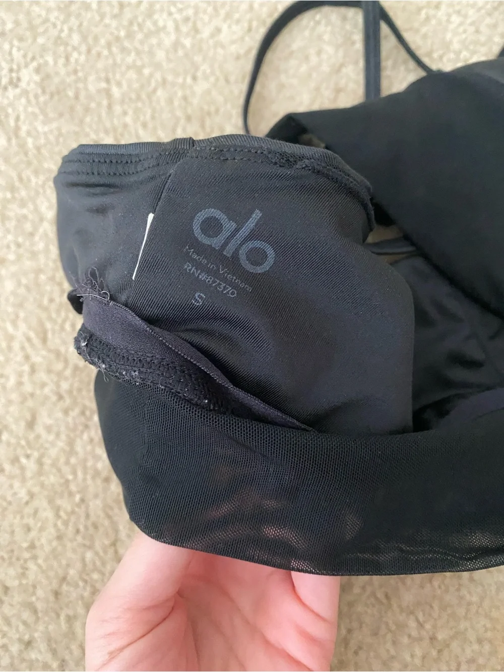 ALO Yoga Strappy Alosoft Lavish Sports Bras - Picture 10 of 10